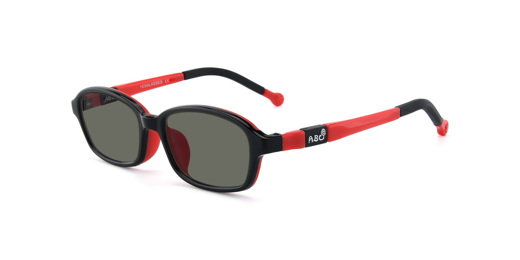 Angle of 533 in Black-Red with Gray Polarized Lenses