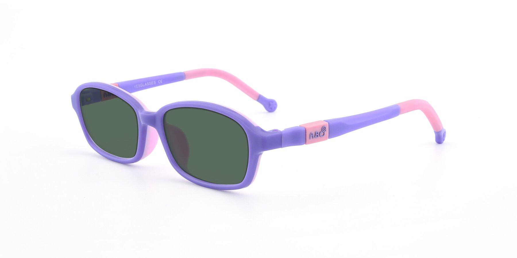 Angle of 533 in Purple-Pink with Green Polarized Lenses