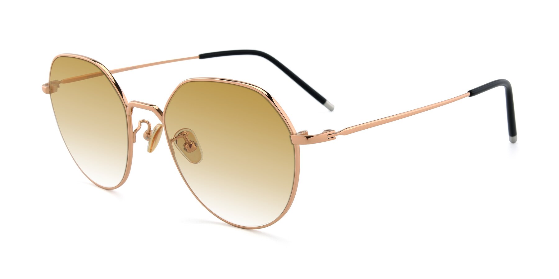 Angle of 90022 in Gold with Champagne Gradient Lenses