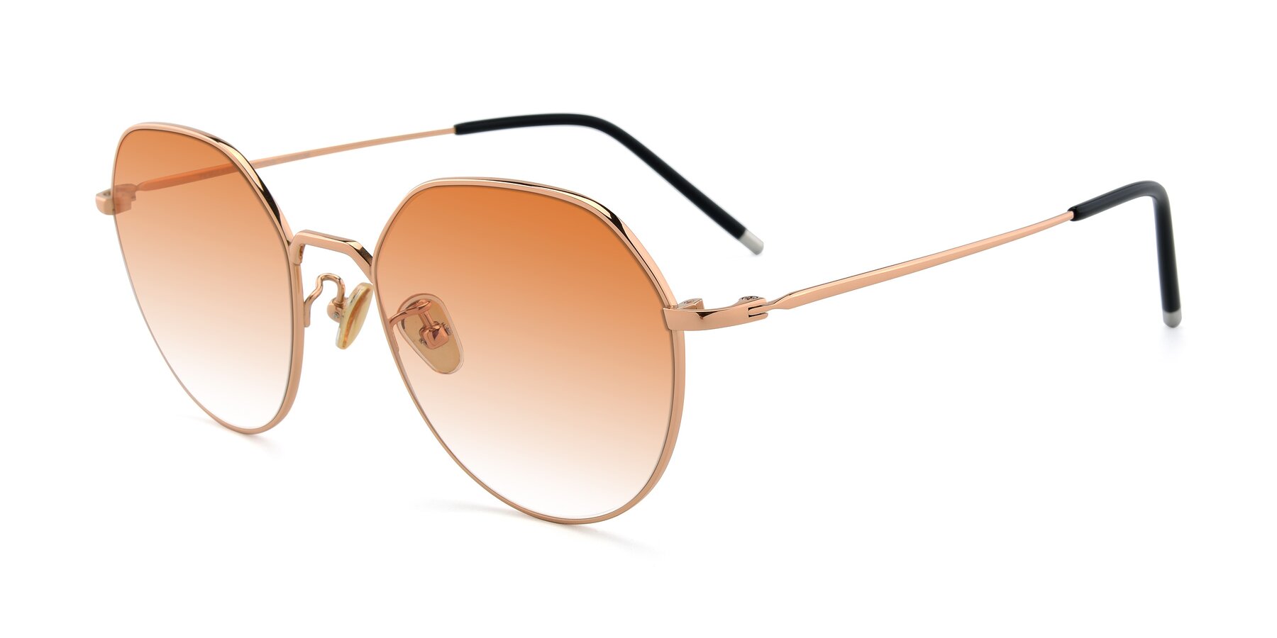 Angle of 90022 in Gold with Orange Gradient Lenses