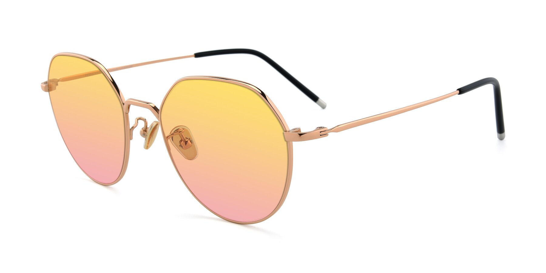 Angle of 90022 in Gold with Yellow / Pink Gradient Lenses