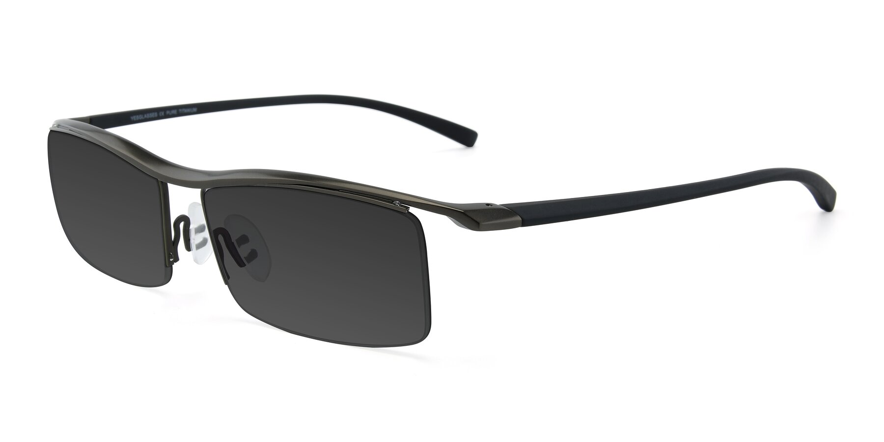 Angle of 40001 in Gunmetal with Gray Tinted Lenses