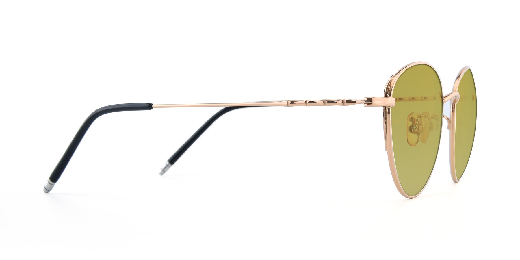 Side of 90056 in Rose Gold with Champagne Tinted Lenses