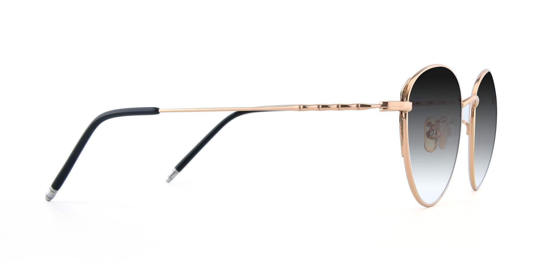 Side of 90056 in Rose Gold with Gray Gradient Lenses