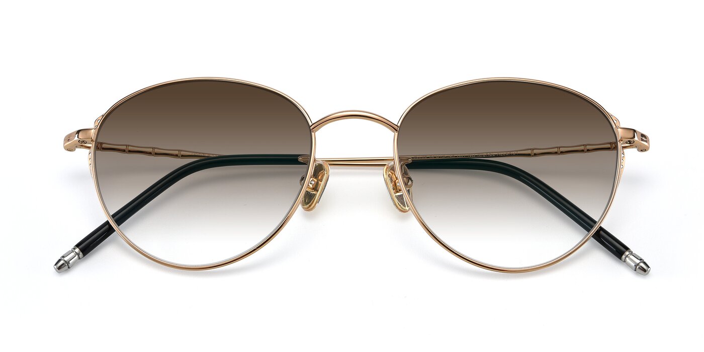90056 - Rose Gold Gradient Sunglasses