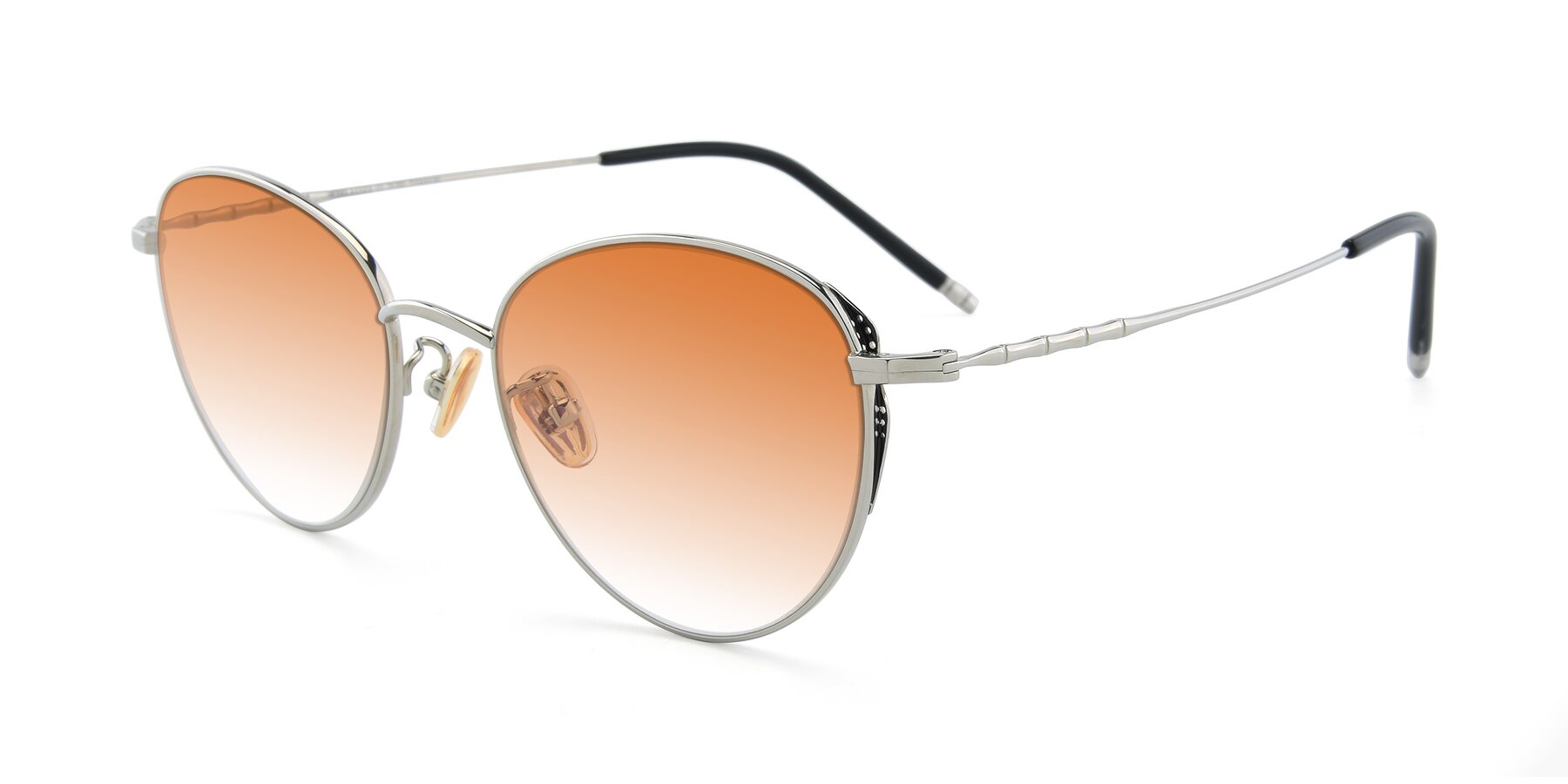 Angle of 90056 in Silver with Orange Gradient Lenses