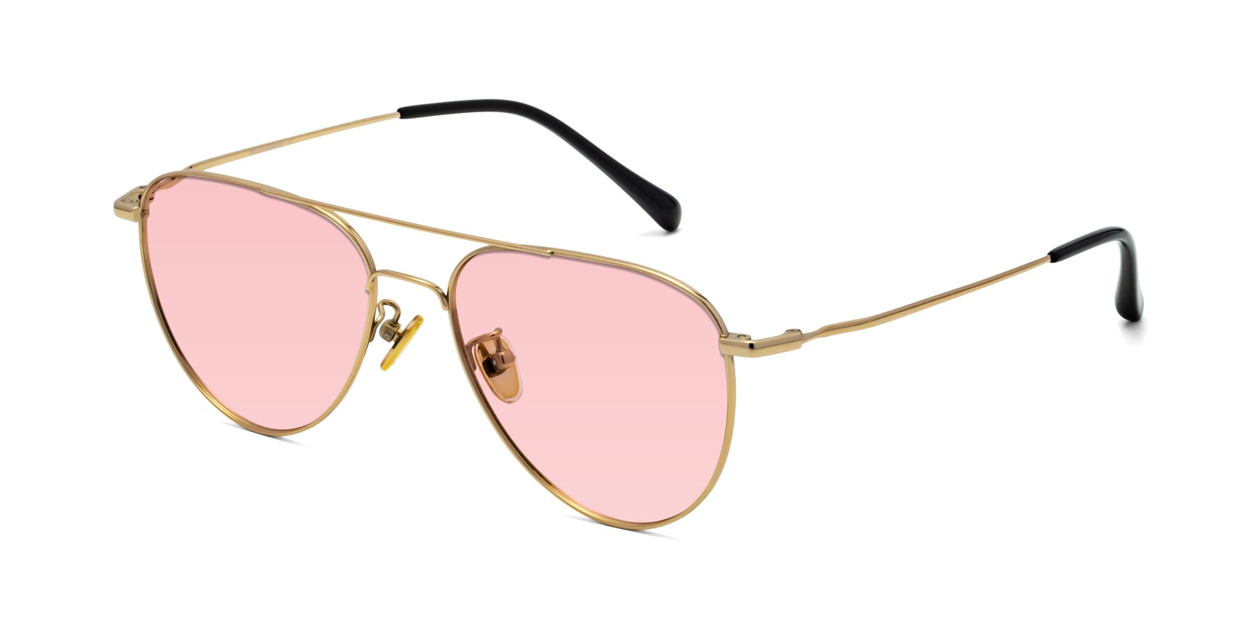 Angle of Hindley in Gold with Light Garnet Tinted Lenses