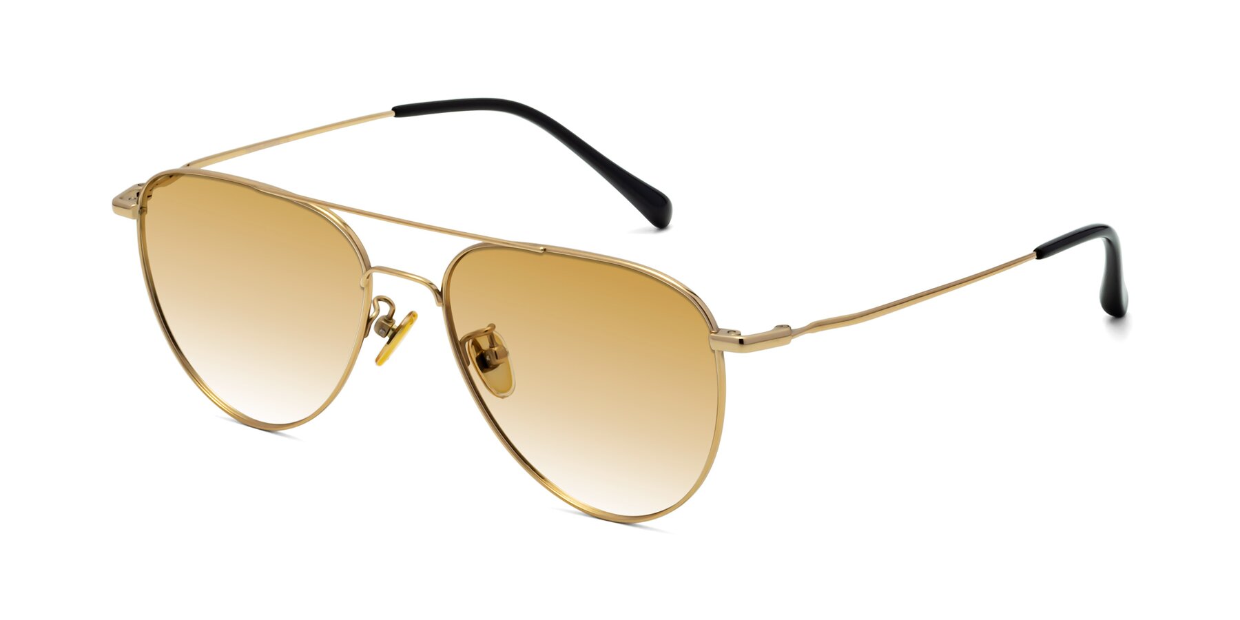 Angle of Hindley in Gold with Champagne Gradient Lenses