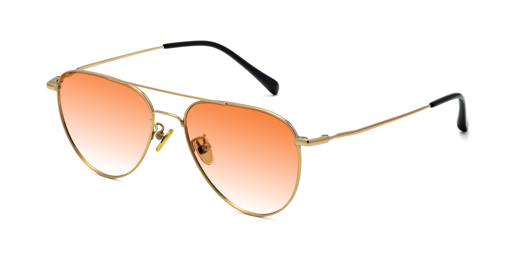 Angle of Hindley in Gold with Orange Gradient Lenses