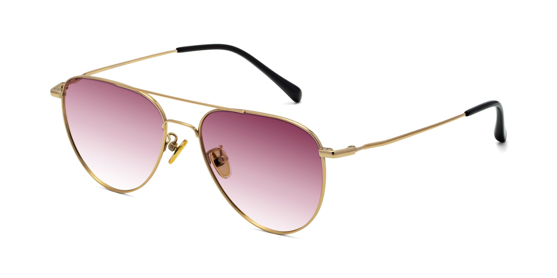 Angle of Hindley in Gold with Wine Gradient Lenses