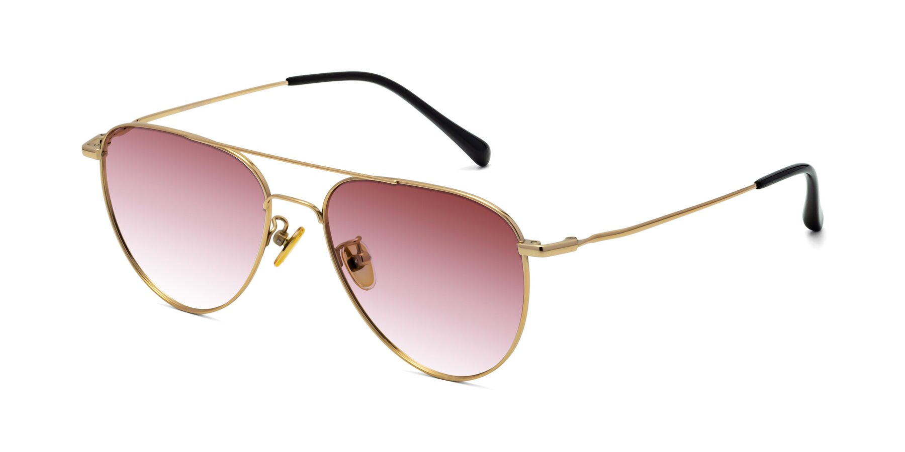 Angle of Hindley in Gold with Garnet Gradient Lenses