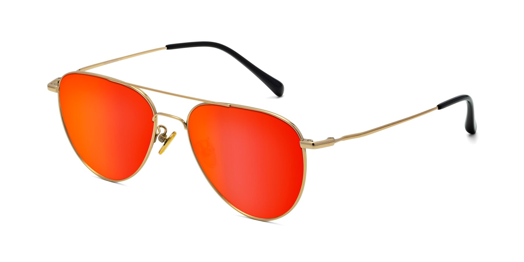 Angle of Hindley in Gold with Red Gold Mirrored Lenses
