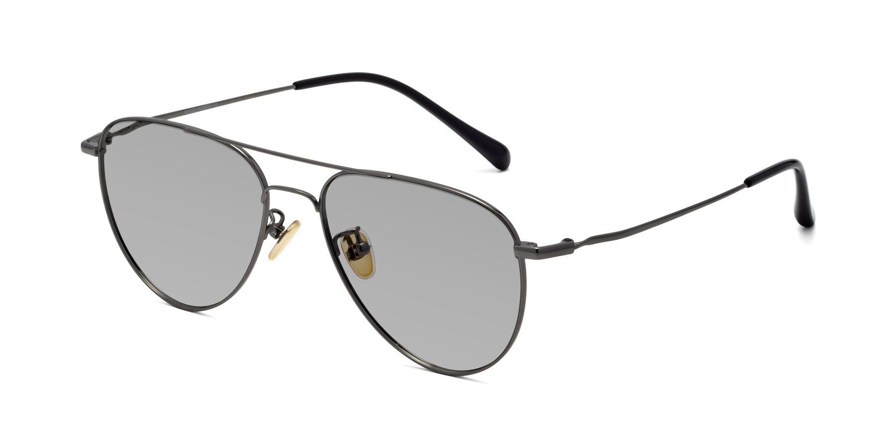 Angle of Hindley in Gunmetal with Light Gray Tinted Lenses