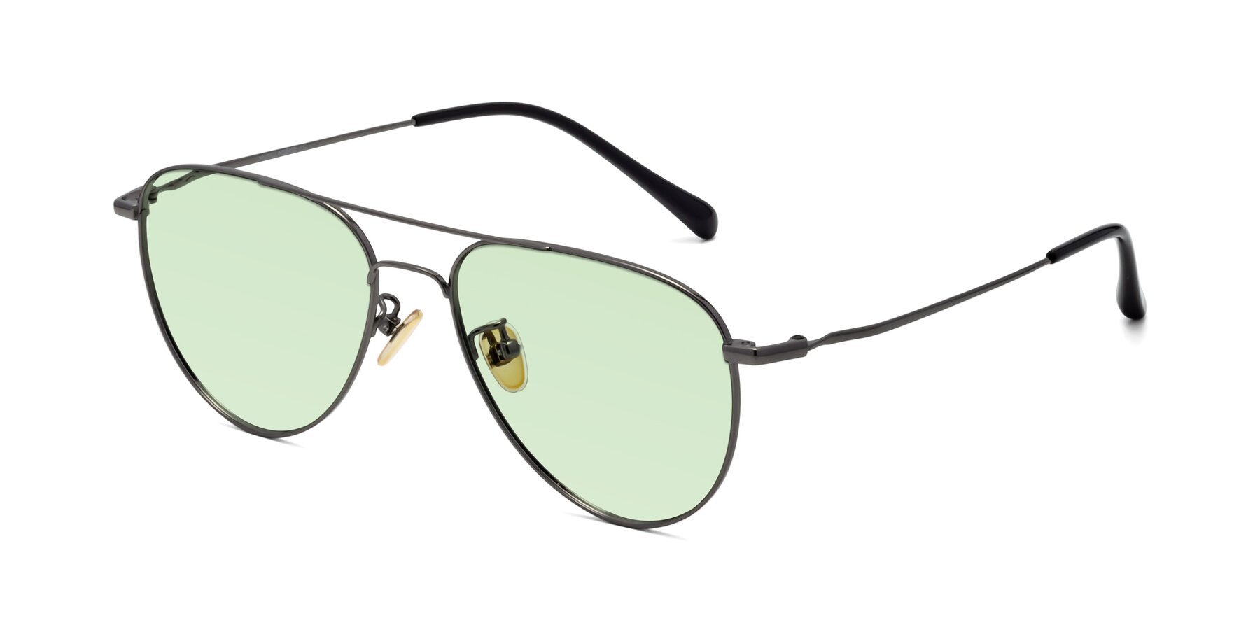 Angle of Hindley in Gunmetal with Light Green Tinted Lenses