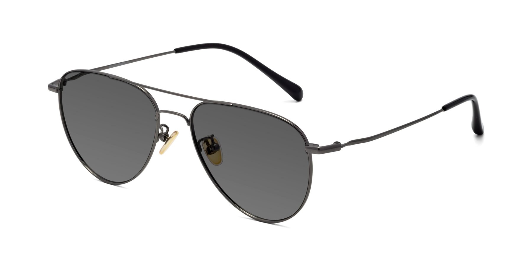 Angle of Hindley in Gunmetal with Medium Gray Tinted Lenses