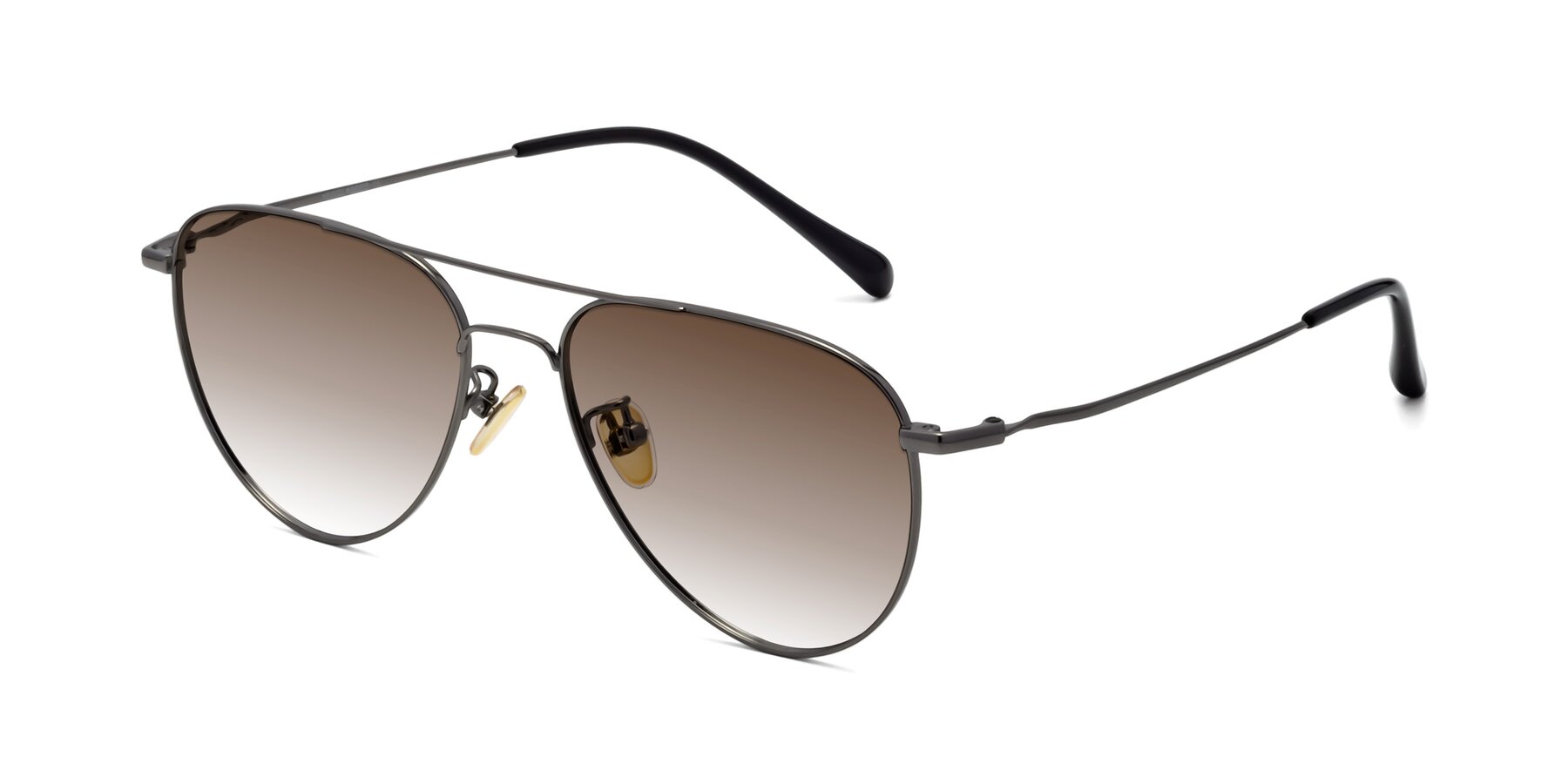 Angle of Hindley in Gunmetal with Brown Gradient Lenses