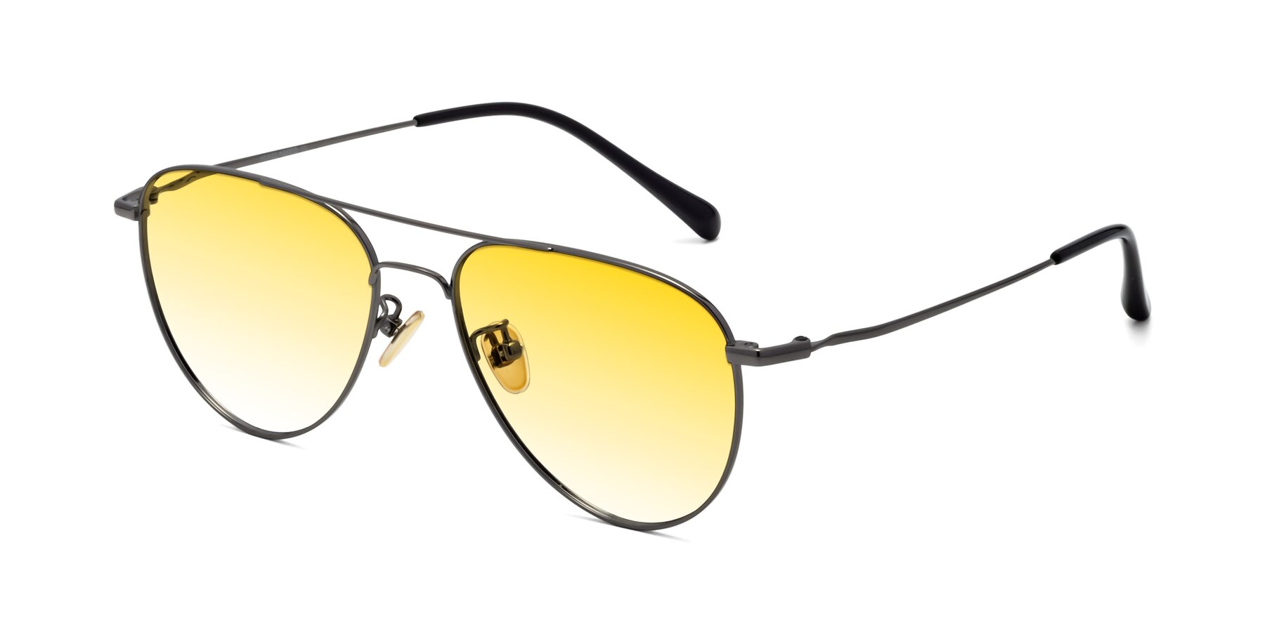 Angle of Hindley in Gunmetal with Yellow Gradient Lenses