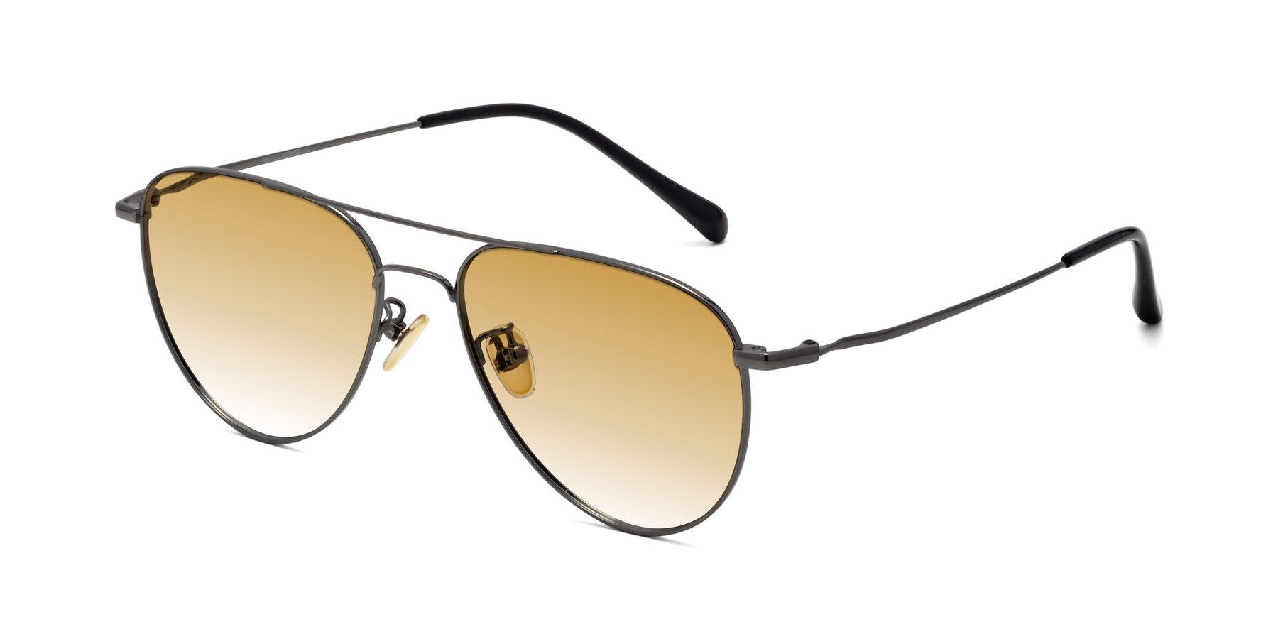 Angle of Hindley in Gunmetal with Champagne Gradient Lenses