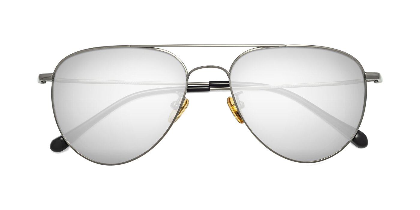 Hindley - Gunmetal Flash Mirrored Sunglasses