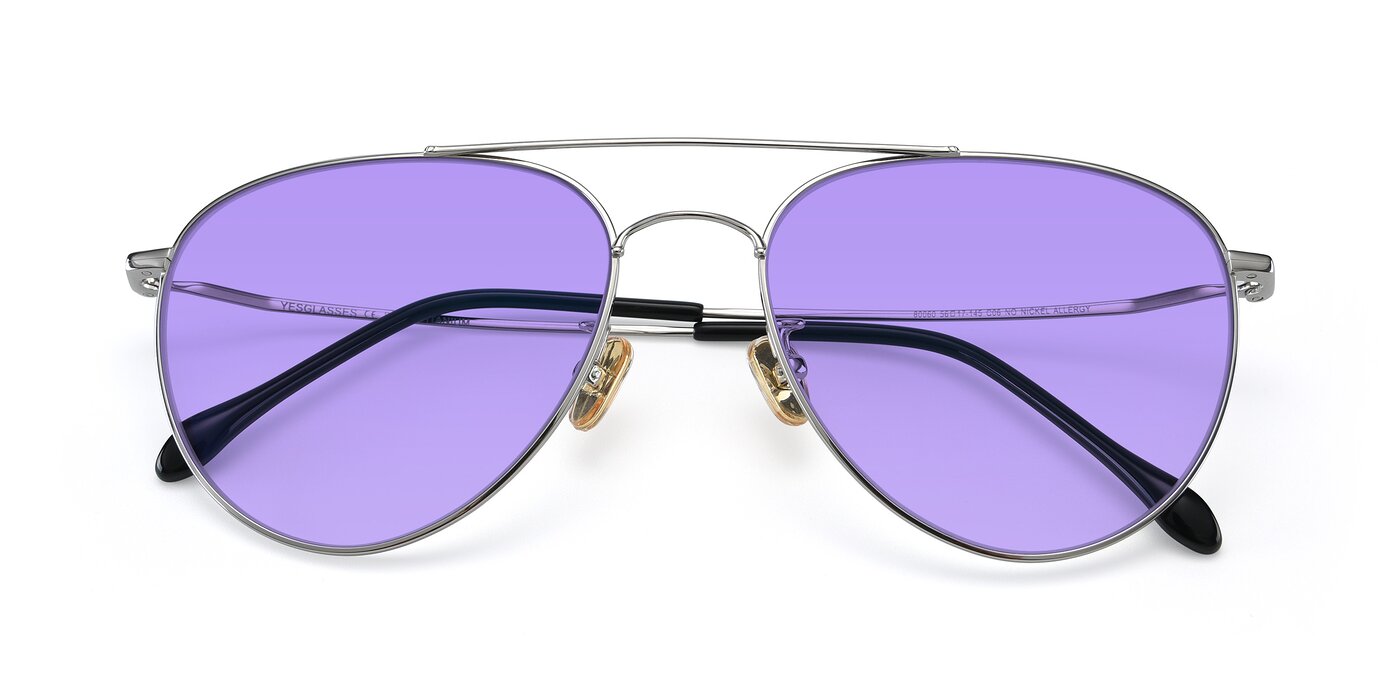 80060 - Silver Tinted Sunglasses