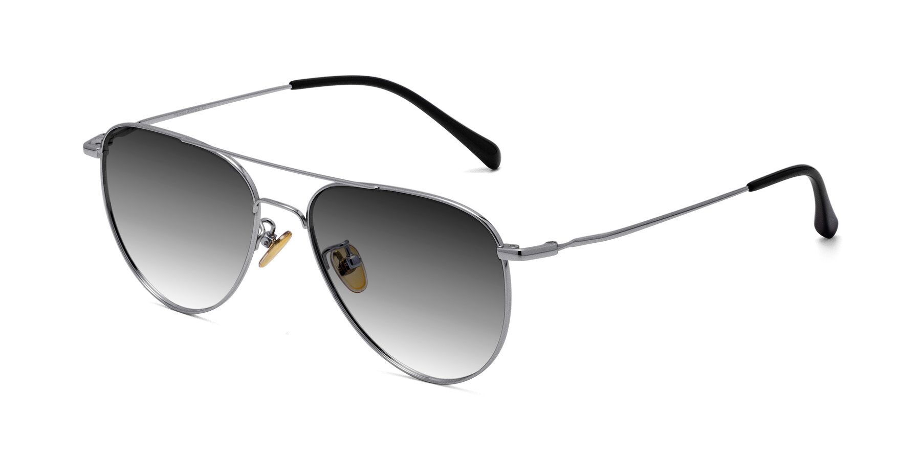 Angle of Hindley in Silver with Gray Gradient Lenses