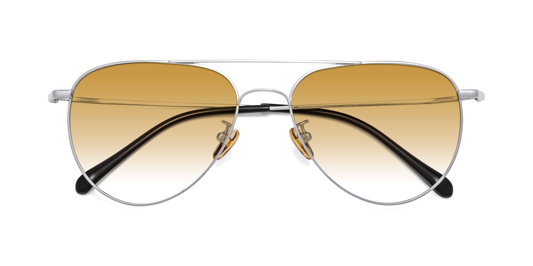 Folded Front of Hindley in Silver with Champagne Gradient Lenses