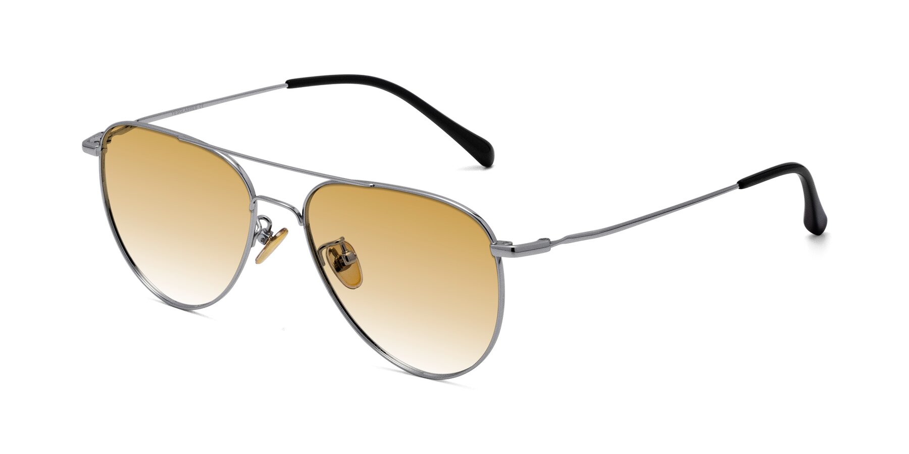 Angle of Hindley in Silver with Champagne Gradient Lenses
