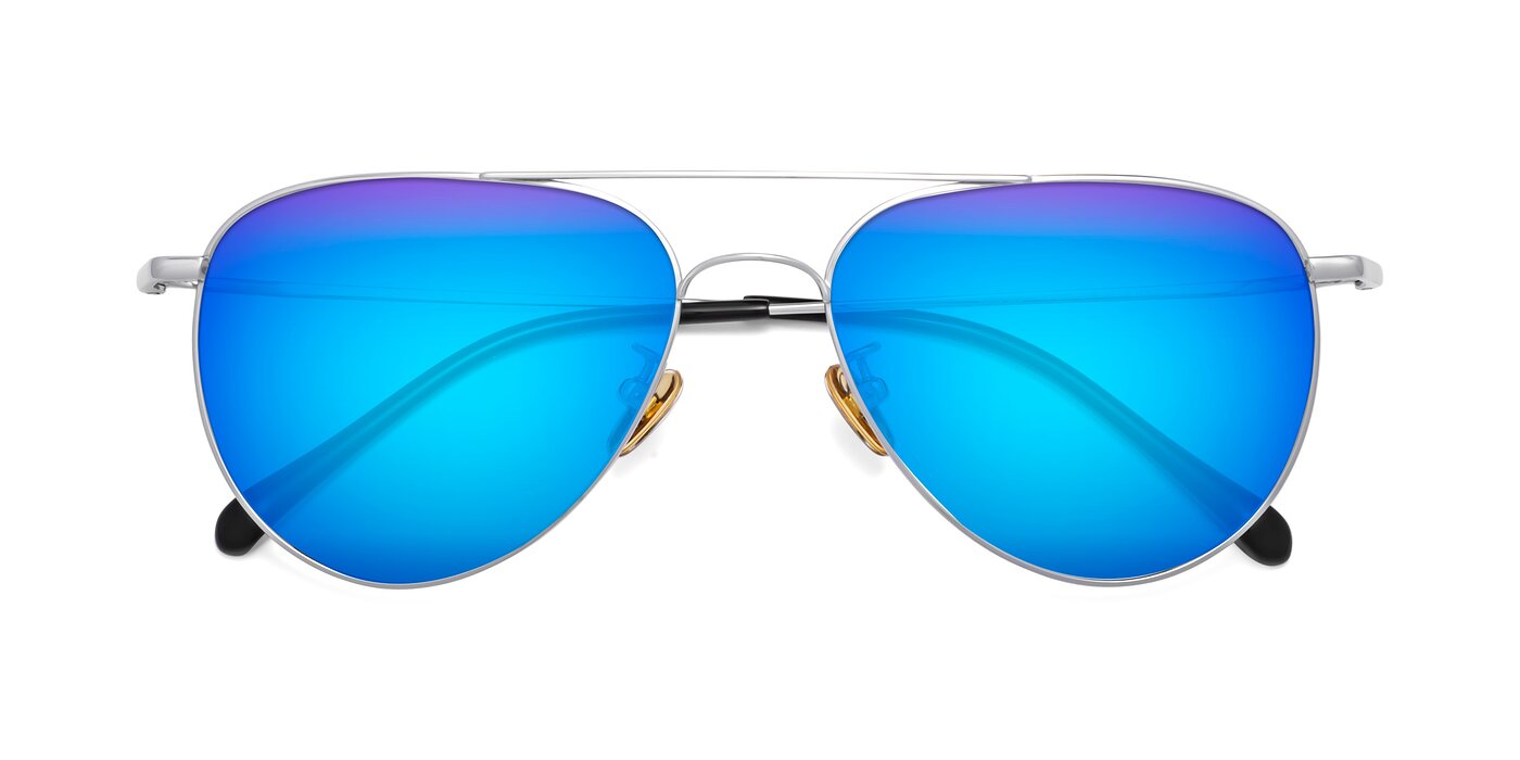 Hindley - Silver Flash Mirrored Sunglasses