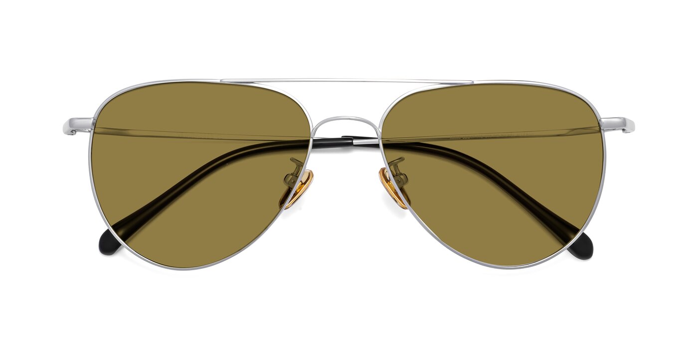 Hindley - Silver Polarized Sunglasses