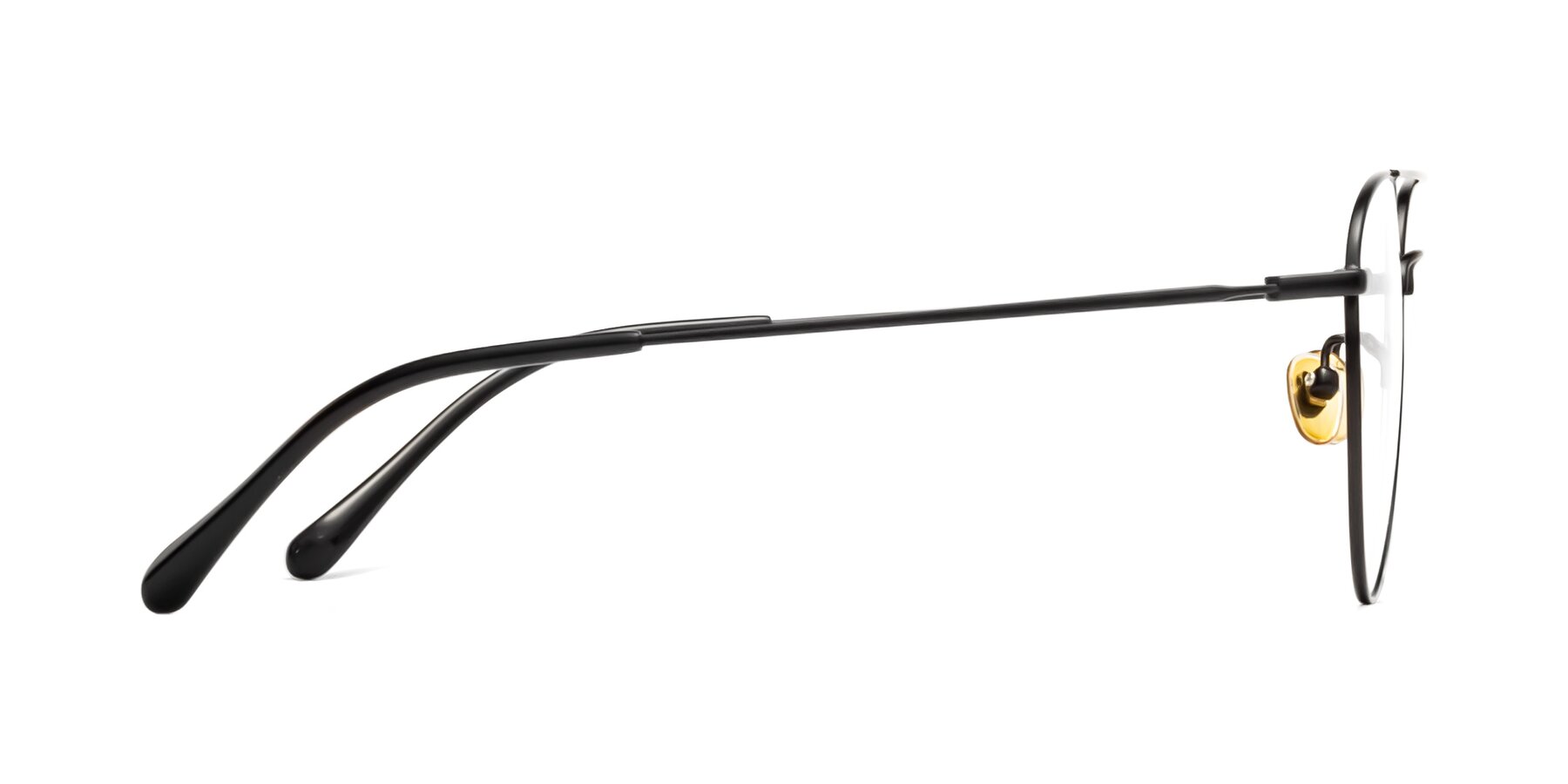 Side of 80060 in Black with Clear Reading Eyeglass Lenses