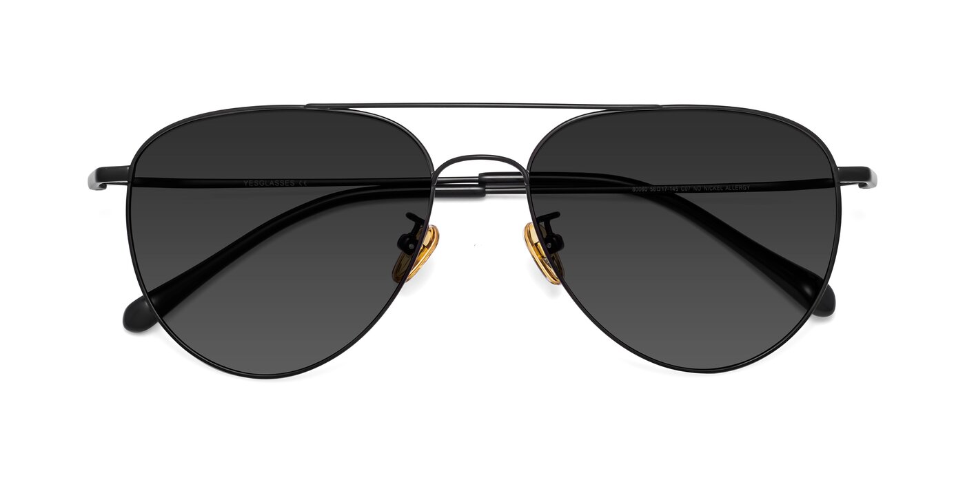 80060 - Black Tinted Sunglasses