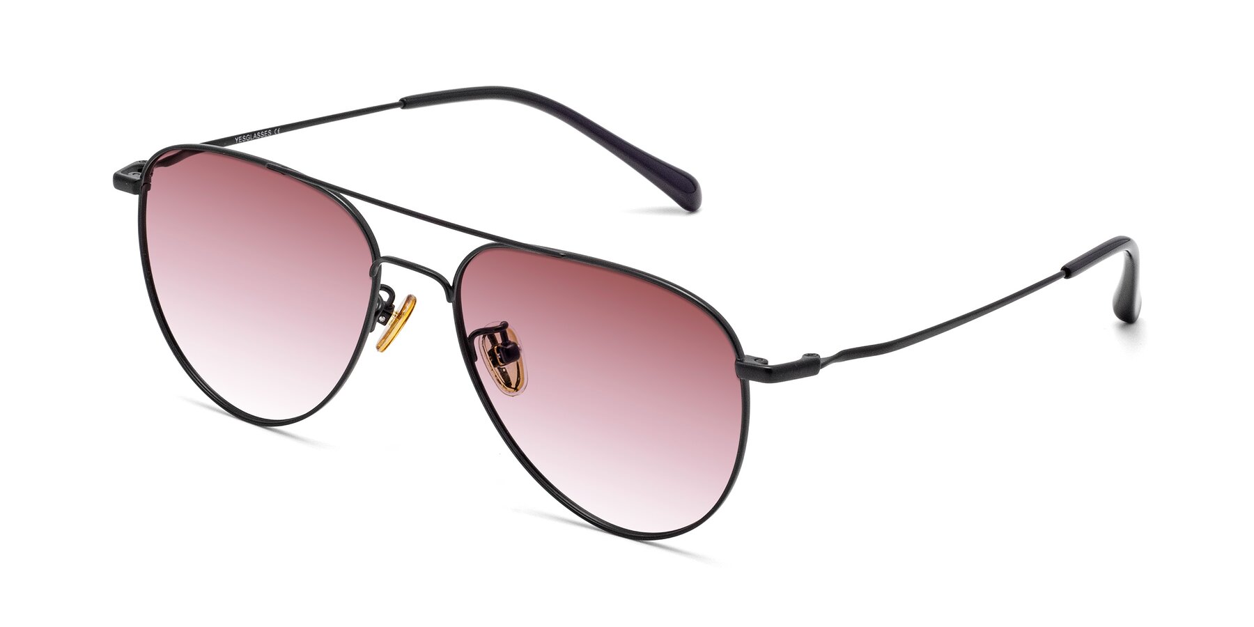 Angle of Hindley in Black with Garnet Gradient Lenses