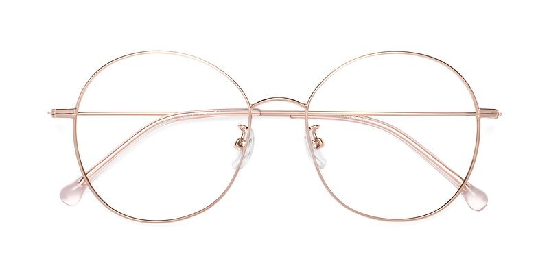 Dallas - Rose Gold Eyeglasses