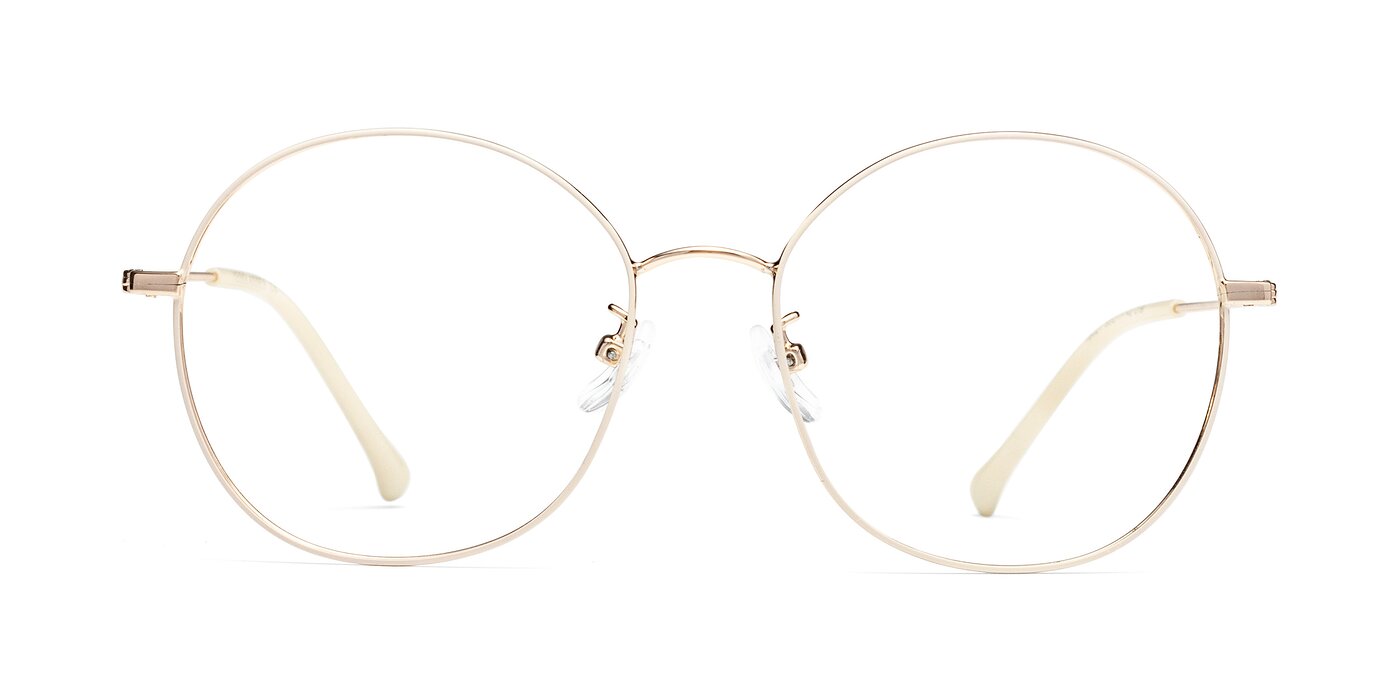 Dallas - White/Gold Blue Light Glasses