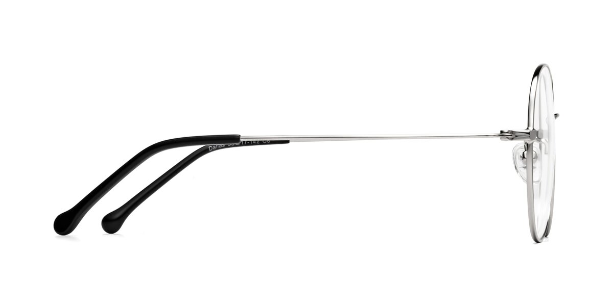 Silver Grandpa Oversized Round Eyeglasses Dallas