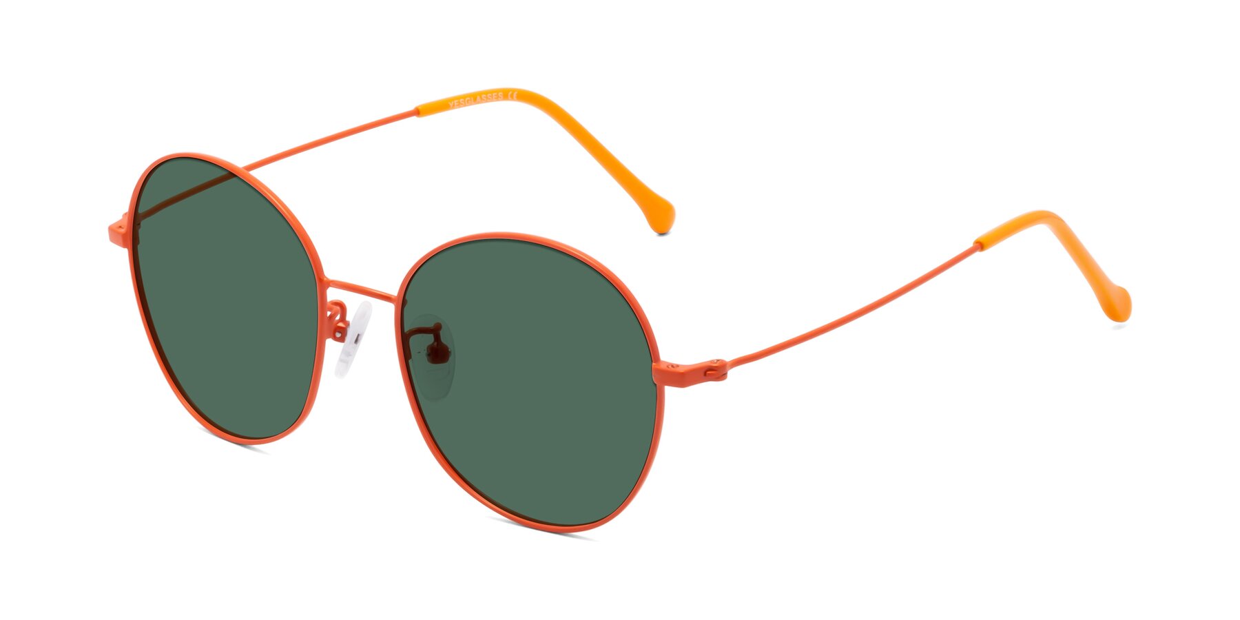 Angle of Dallas in Orange with Green Polarized Lenses