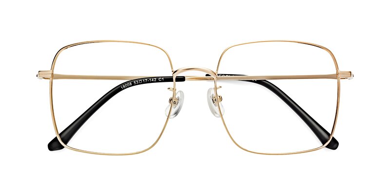 Billie - Gold Eyeglasses