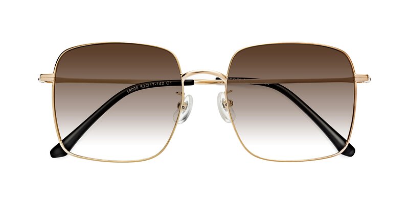 Billie - Gold Gradient Sunglasses