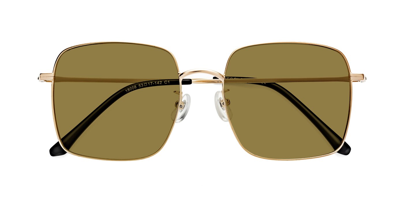 Billie - Gold Polarized Sunglasses
