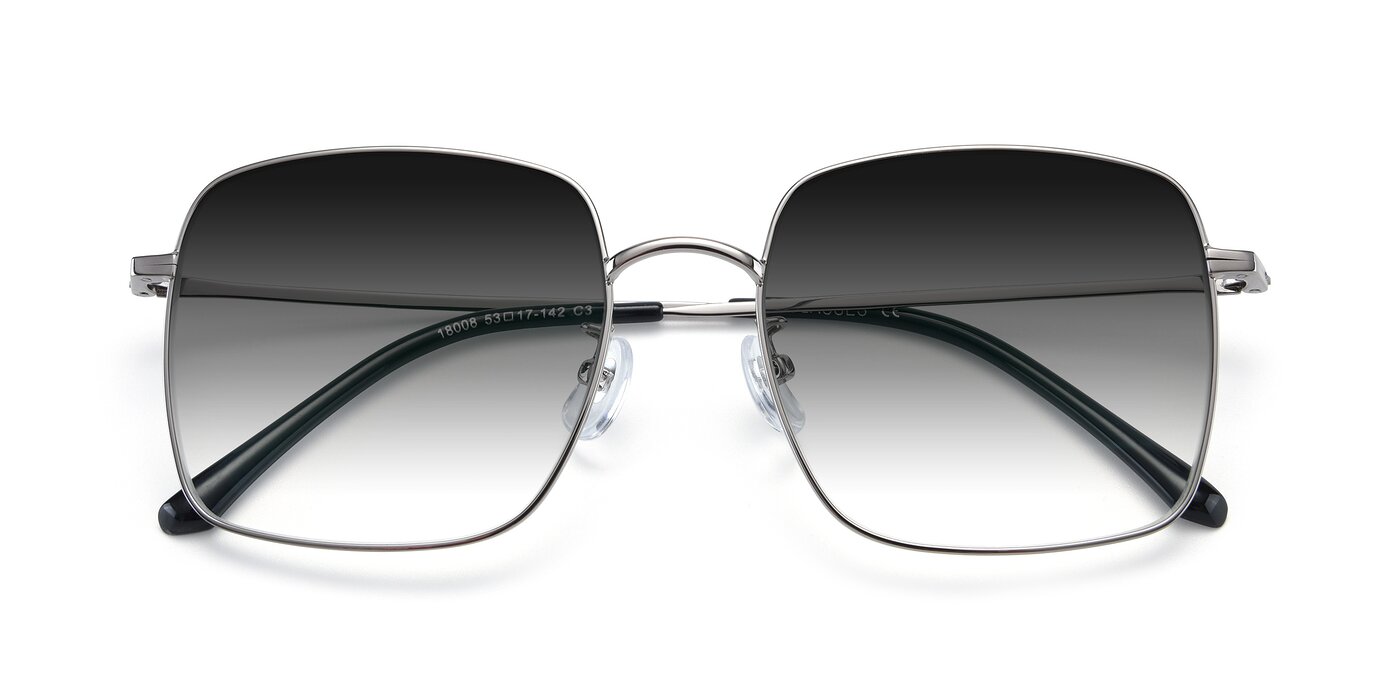 Billie - Silver Gradient Sunglasses