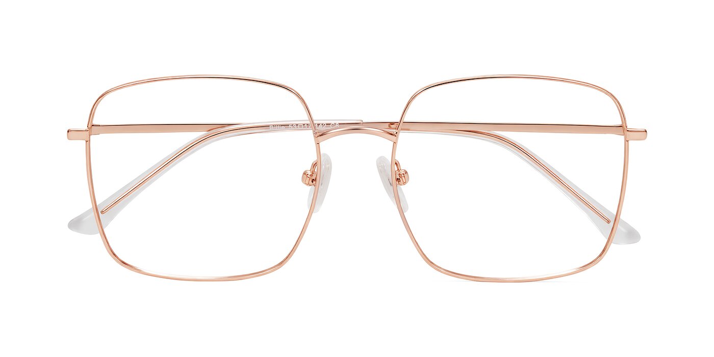 Billie - Rose Gold Blue Light Glasses