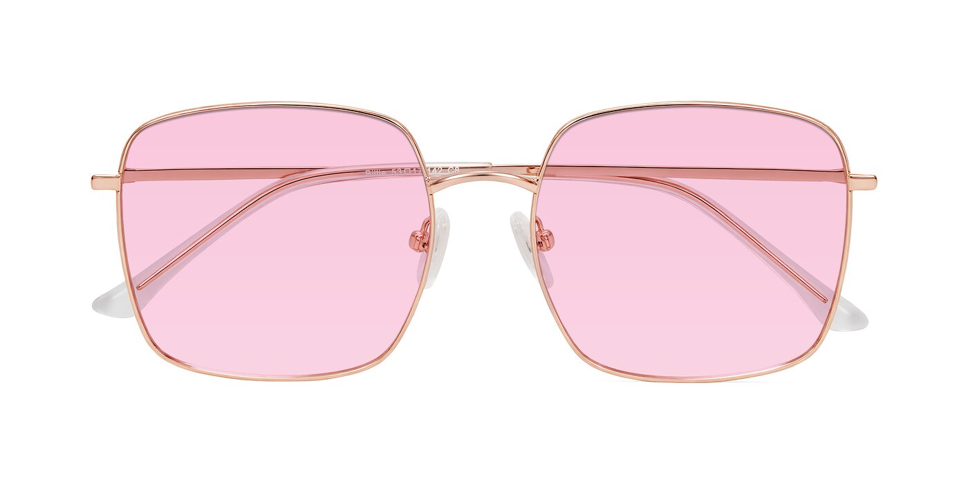 Billie - Rose Gold Tinted Sunglasses