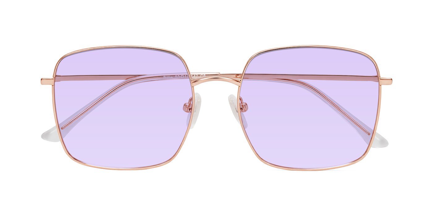 Billie - Rose Gold Tinted Sunglasses