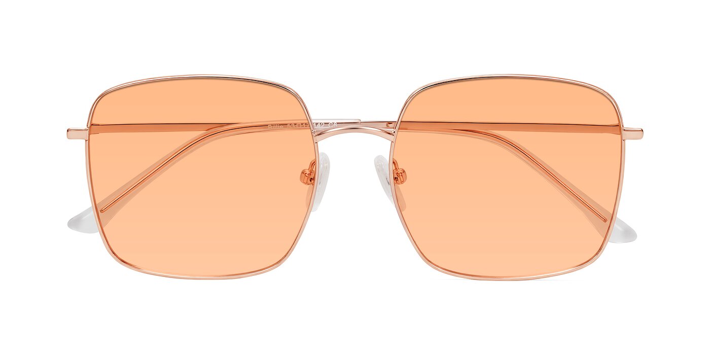 Billie - Rose Gold Tinted Sunglasses