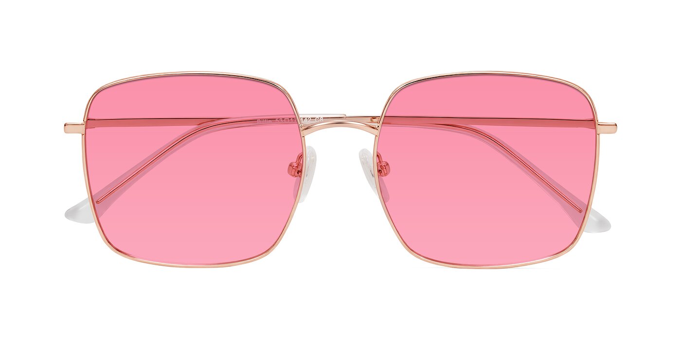 Billie - Rose Gold Tinted Sunglasses