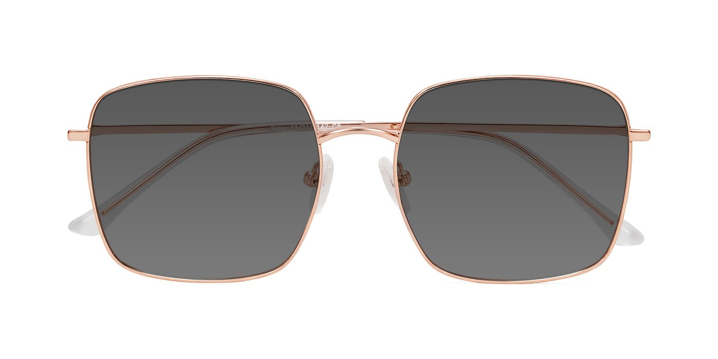 Billie - Rose Gold Tinted Sunglasses