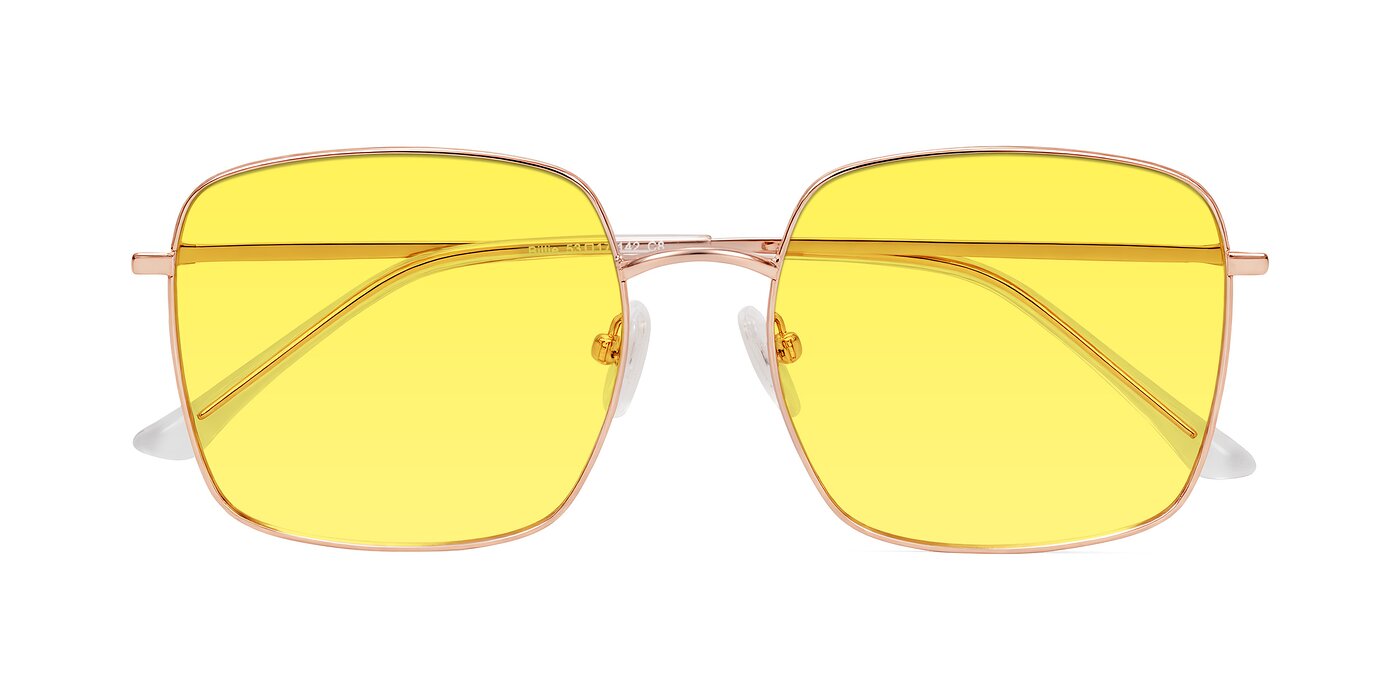 Billie - Rose Gold Tinted Sunglasses