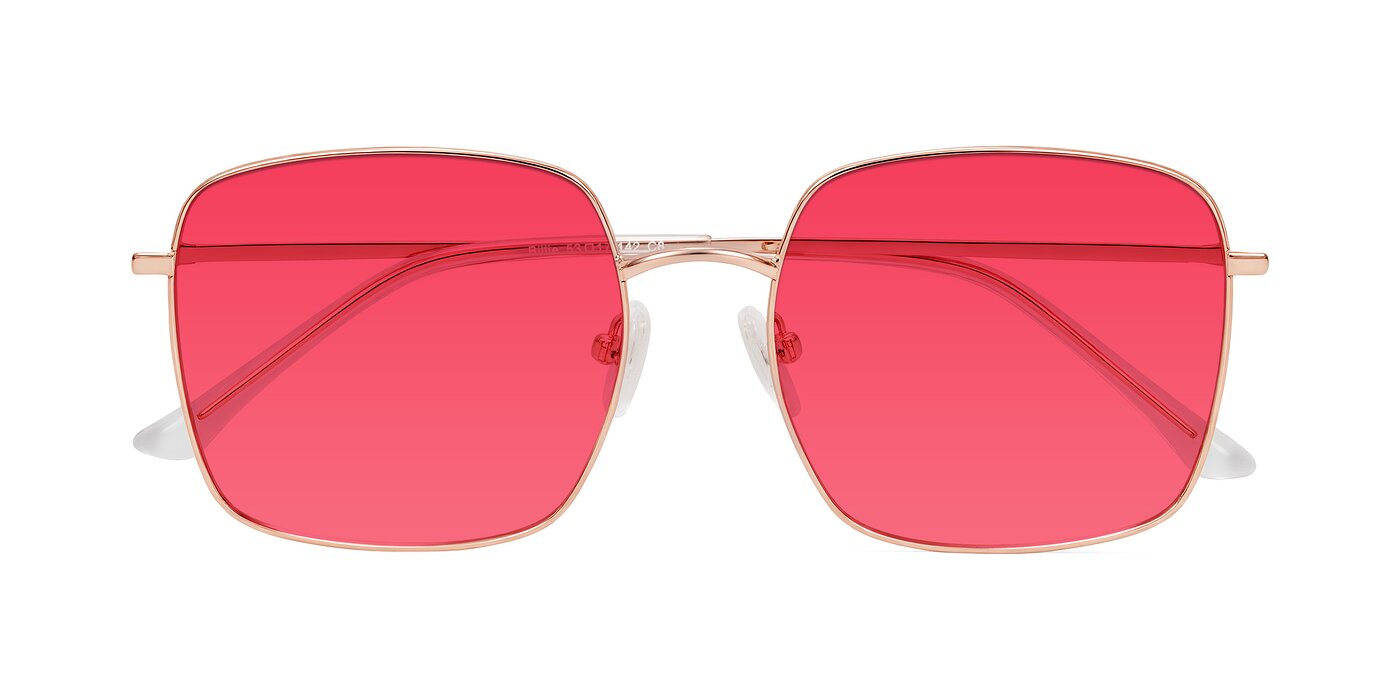 Billie - Rose Gold Tinted Sunglasses