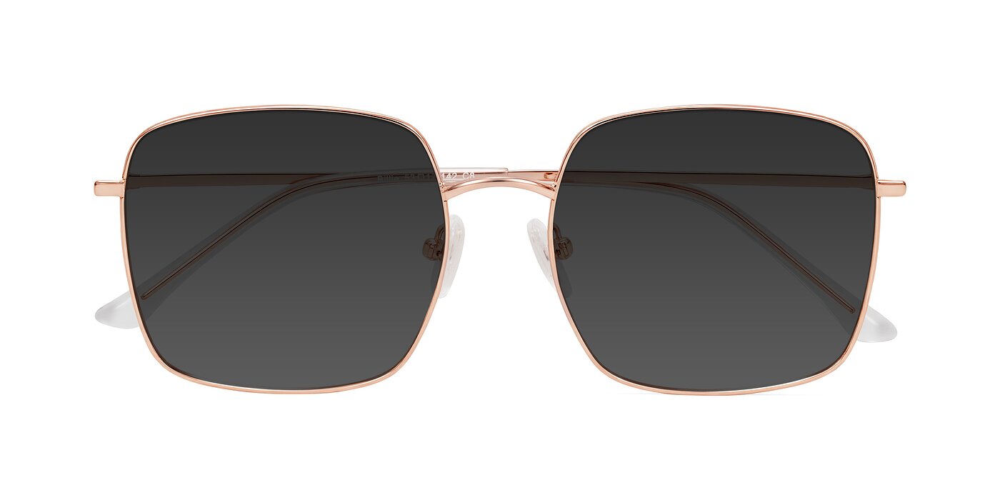 Billie - Rose Gold Tinted Sunglasses