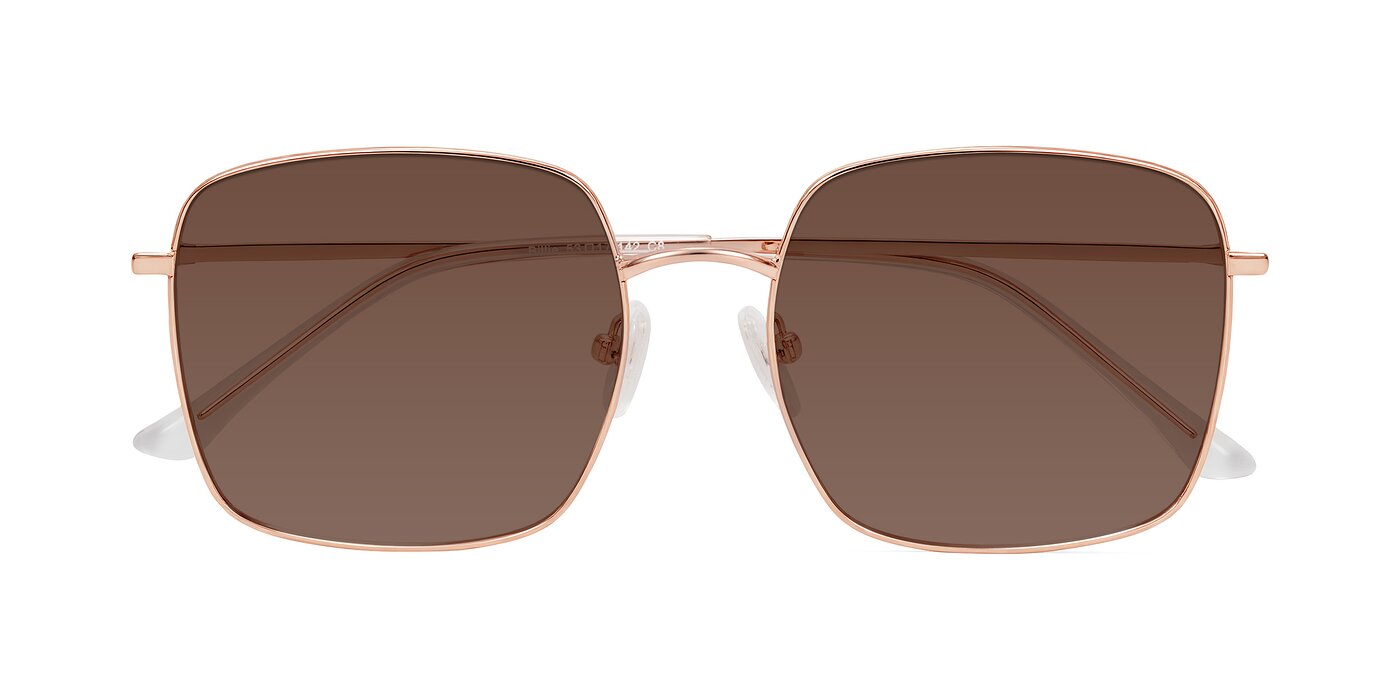 Billie - Rose Gold Tinted Sunglasses